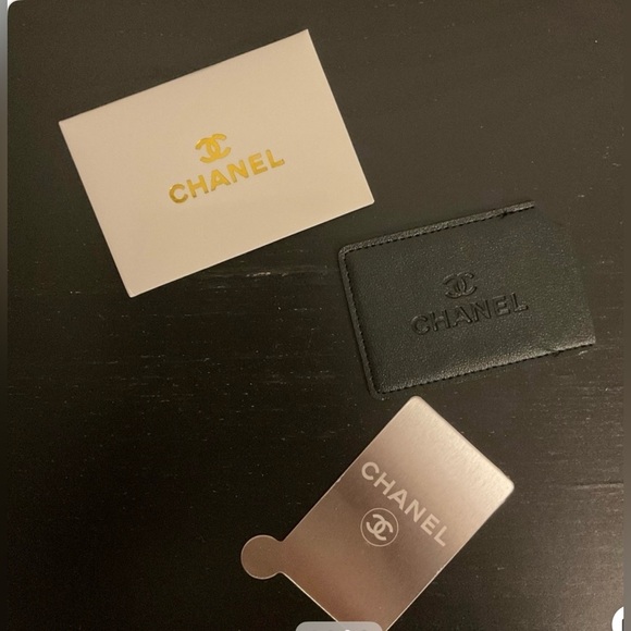 NIB CHANEL Card Holder AND Mirror